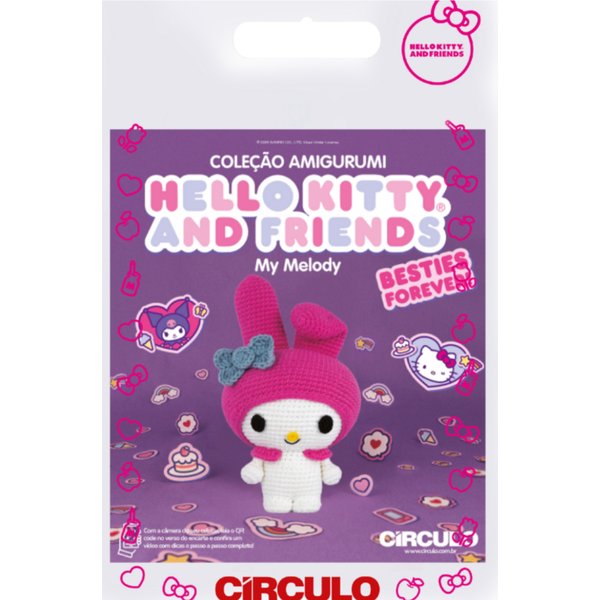 Kit Amigurumi Hello Kitty and Friens - Silva Aviamentos
